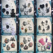 Crocs Handmade jibbitz 3-5pc Halloween Skull skeleton Shoe Charms Set 2