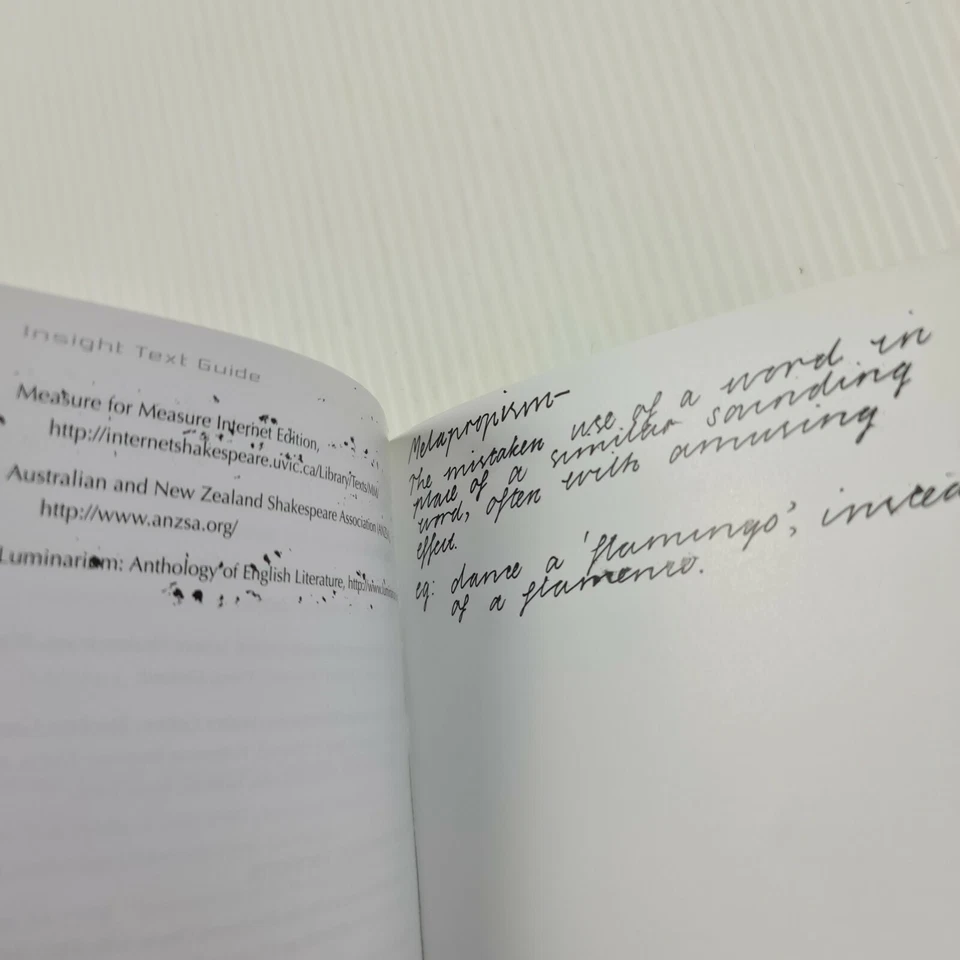 Insight Text Guides William Shakespeare's Measure For Measure Paperback Book - image 4 of 4