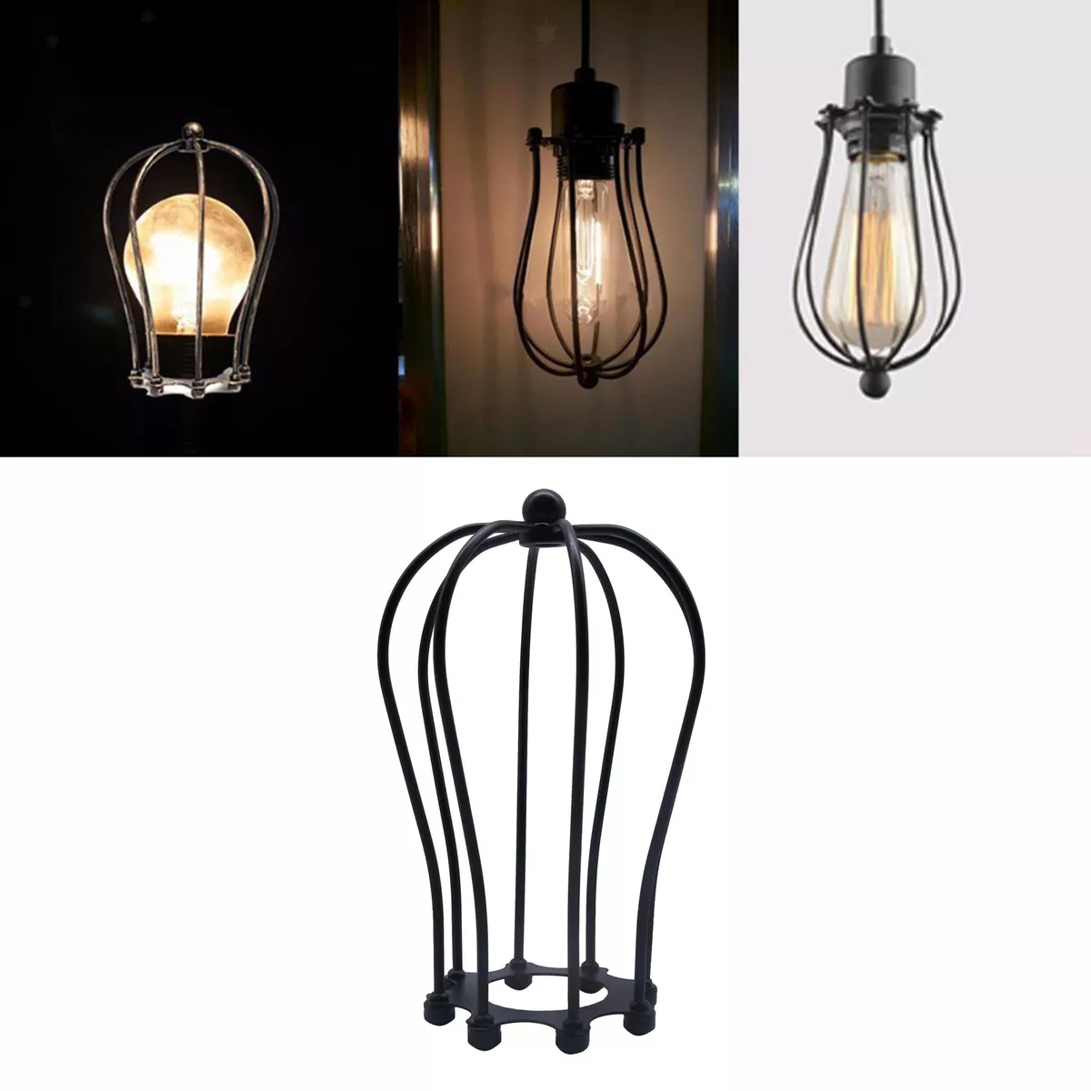 Industrial light bulb cage deals