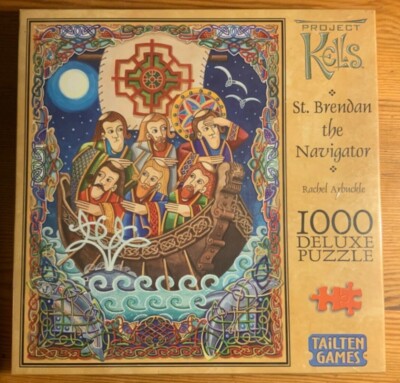 PROJEKT Kells 1000er Deluxe Puzzle St.Brendan v Rachel Arbuckle(1996) NEU & OVP