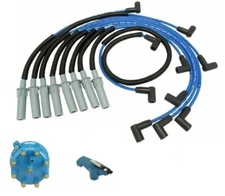 NGK Wires SMP CAP + ROTOR Tune Up Kit for Dodge Dakota Durango Ram 5.2L 5.9L