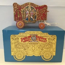 1988 Willitts Galeries Circus Band Wagon Music Box Ringling Bros Barnum Bailey