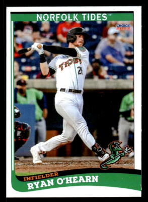 Ryan O'Hearn 2023 Choice Norfolk Tides #18 Norfolk Tides
