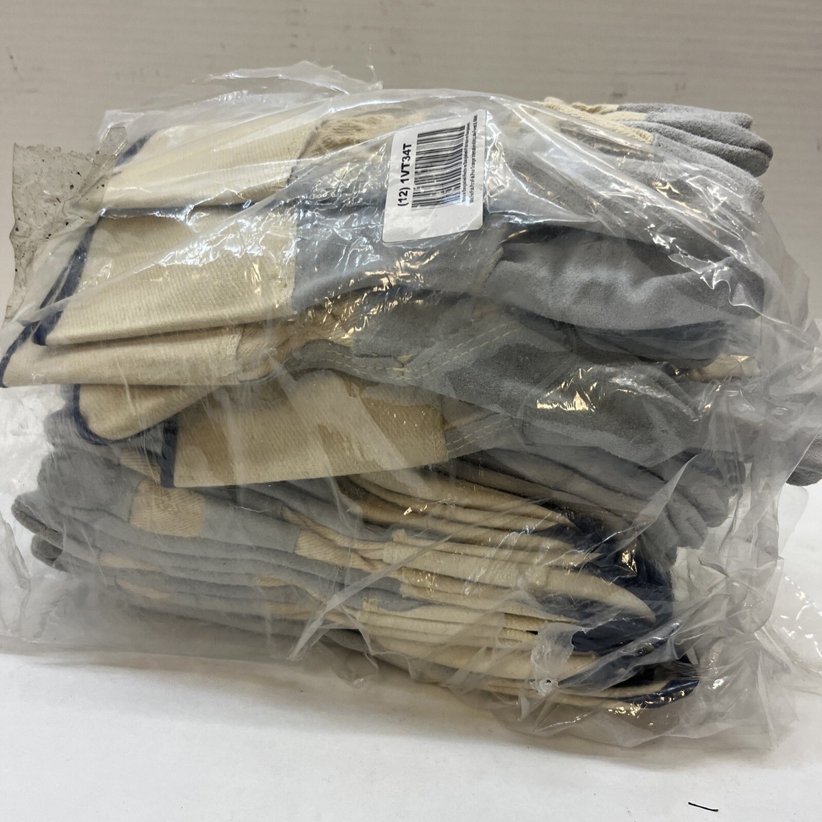12 Pairs CONDOR Leather Gloves: XL ( 10 ), Cowhide, Premium, Glove