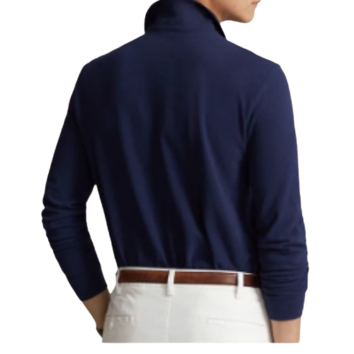 Ralph Lauren Polo Shirt, Custom Slim Fit Mesh, Newport Navy, Size S, RRP £119 - Picture 2 of 3