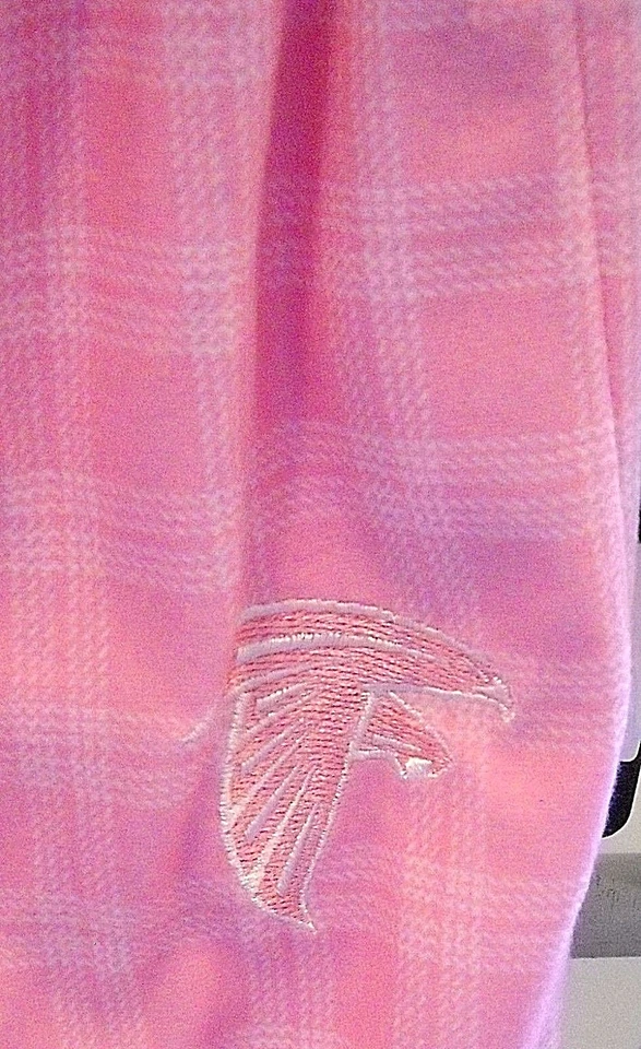 Pijama ATLANTA FALCONS ROSA MENINAS CRIANÇA TAMANHO GRANDE 6X FLANELA ROUPA DE DORMIR - Imagem 2 de 3