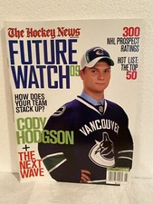 2009 The Hockey News - Future Watch - Cody Hodgson Vancouver Canucks 