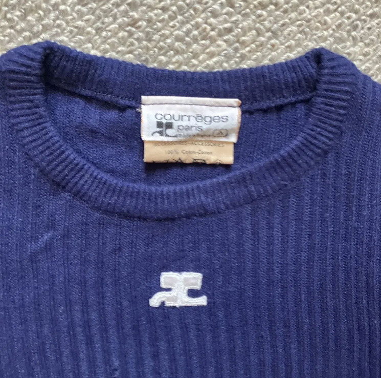 トップス old courreges homme paris 70sFrance Knit old courreges homme paris 70sFrance Knit - メルカリ