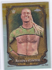 2025 Topps Chrome WWE Elton Prince Allen & Ginter Gold Refractor /50