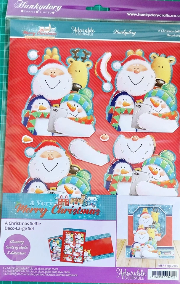 Hunkydory A Very Merry Christmas A Christmas Selfie Deco Large Set