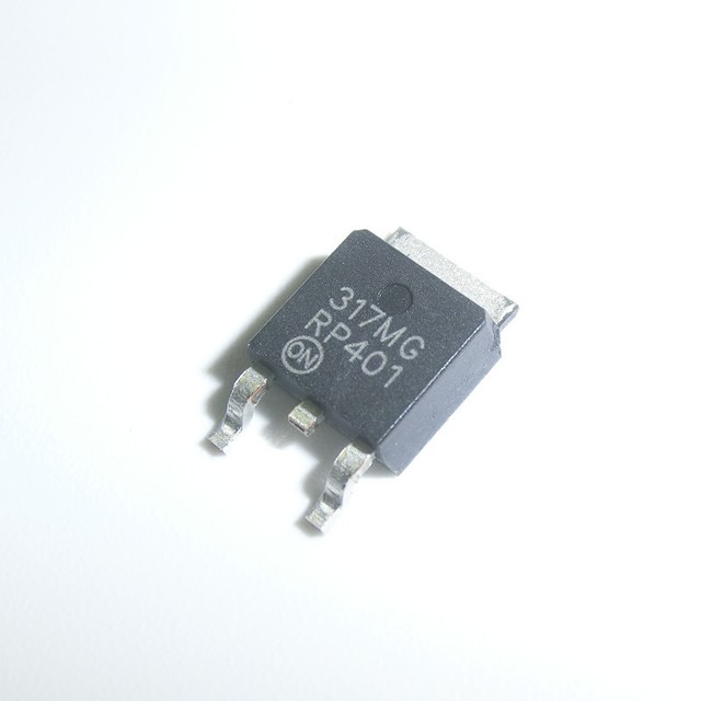 5PCS 500 mA Adjustable Output, Positive Voltage Regulator 317MG ...