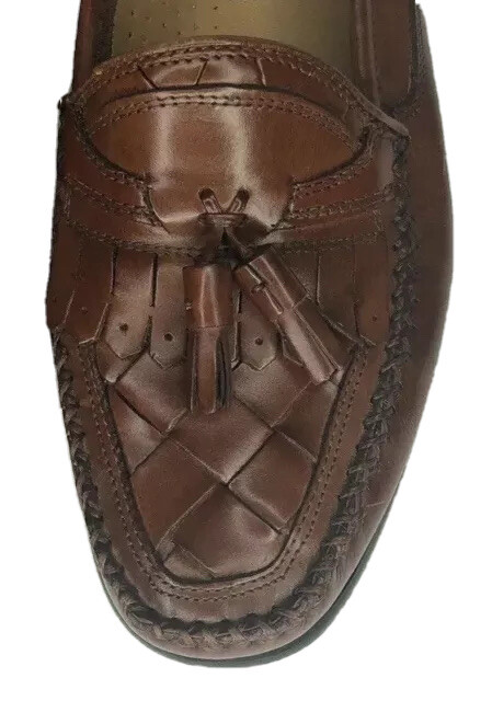 Mens GIORGIO BRUTINI Le Glove Loafers Brown Leather Kiltie  display picture 3