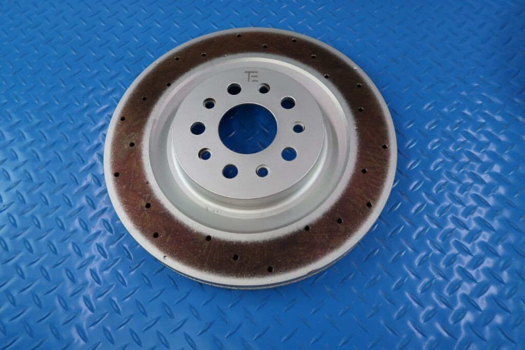 Maserati Ghibli Trofeo 3.8 front rear brake pads & dimpled rotors TopEuro #12028
