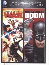 No Disc No Case ORIGINAL COVER ART Justice League War / Doom 2016 DVD Cover