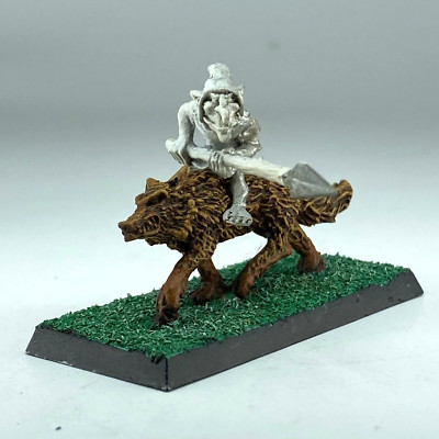 Goblin Wolf Rider Spearman - Orks & Goblins - Warhammer Fantasy Metall GW X14672