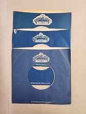45 RPM 7" RECORD SLEEVES CO. SLEEVE 3 PACK SEE PHOTOS - Boardwalk SLV202