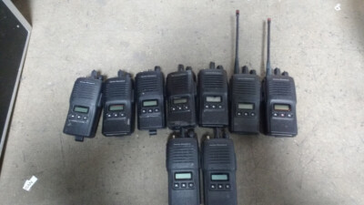 LOT OF 8 Vertex Standard VX-180U Two-Way Radio Set UHF  INCOMPLETE READ LISTING