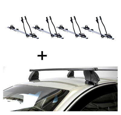 4x Fahrradträger SAGITTAR+Dachträger K1M für Bmw X4 F26 5Türer 14-18