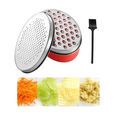 Cheese Grater With Container And Lid Stainless Steel Box Grater With Storage Con