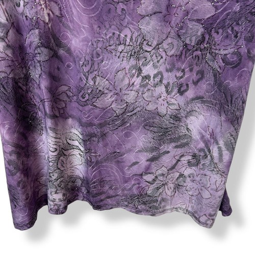VTG Y2K 90s Keren Hart Tank Top Womens Size XL Purple Whimsigoth Fairy Ethereal - Picture 7 of 12