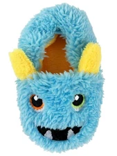 Wonder Nation Infants Boys Monster Slippers House Shoes Size 5 Blue Yellow NEW