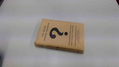 			Senior Lessons Handbook, Godfrey S Pain, Ludgate Circus House, Ha		