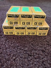 KODAK KODACOLOR-X COLOR NEGATIVE CX 120 FILM - 7 SEALED BOXES - EXP. 1970