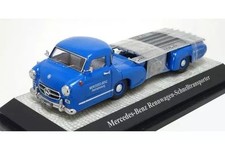Premium ClassiXXs 1/43 Mercedes-Benz Race Car Transporter Blue Wonder Used