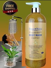 Advanced Exfoliating Body Wash Skin Brightening Shower Gel, 1000ml USA Stock 