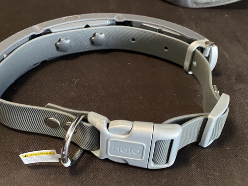 Halo 2+ Medium Grey Dog Collar