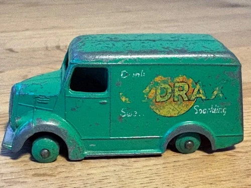 VINTAGE DINKY TOYS -  454  - TROJAN - GREEN CYDRAX  VAN - MECCANO LTD
