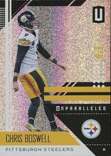 Chris Boswell 2018 Unparalleled Rookie Card RC Pittsburgh Steelers #170