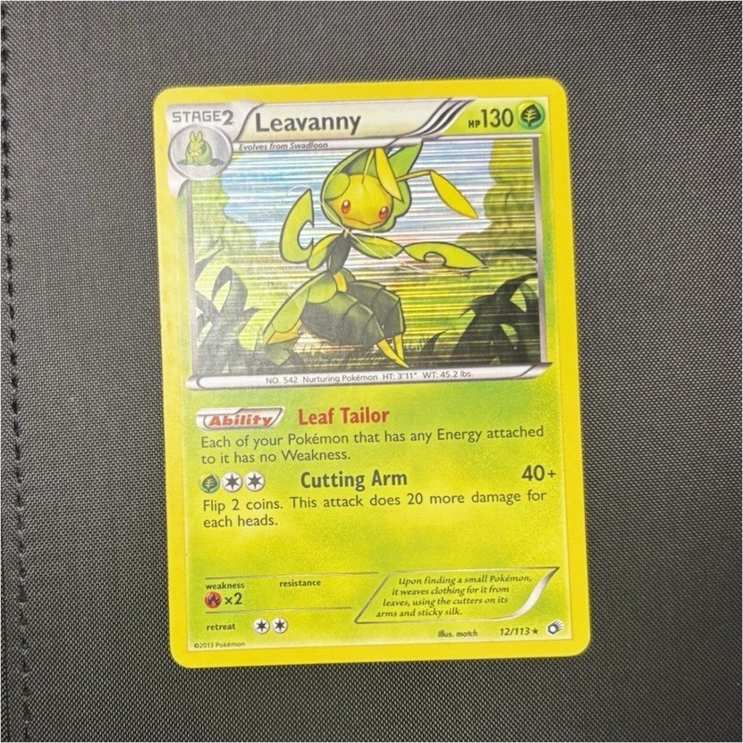 Pokémon Leavanny 12/113 Legendary Treasures Holo Rare Insect Stage 2 130HP