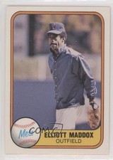 1981 Fleer Elliott Maddox #326 0a3