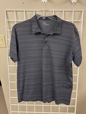 Fila Men  s Short Sleeve Striped Polo Shirt Size XL. EUC.