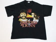 Vintage 90s Brooks and Dunn Waitin On Sundown Tour Shirt Size L Anvil USA Made