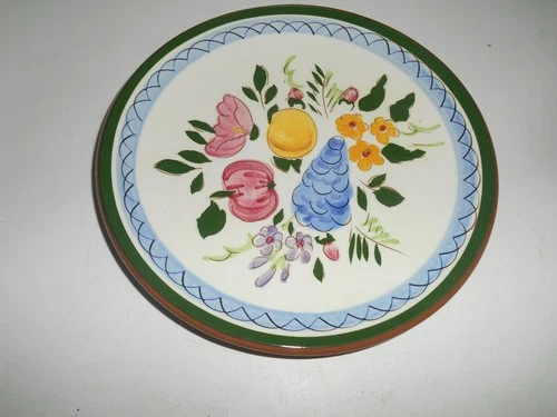 Excellent Stangl Pottery Fruits and Flowers pattern 8" Salad Plate