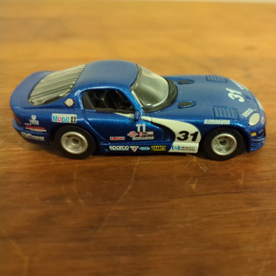 Johnny Lightning 1999 Racing Machines Diecast 1/64 SCCA Azul 31 Dodge Viper GTS Foto 3 de 4