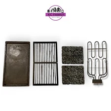Jenn-Air Range Grill SET: Element, 2 Grates, 2 Lava Rock Plates, Griddle