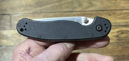 ONTARIO Knife Co. Rat 2 AUS-8, Taiwan Liner Lock Drop Point Folder, Plz Read.