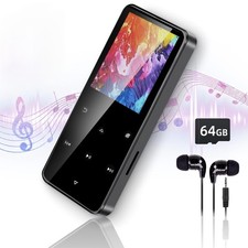 80GB MP3 Player with Bluetooth Portable HiFi Music Player with HD Speaker, Lo...