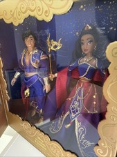 2024 D23 Disney Jasmine And Aladdin Designer Dolls Midnight Masquerade LE 1000