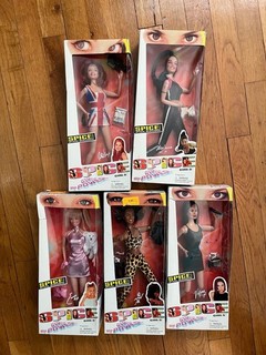 Galoob Spice Girls Dolls Complete Set of 5 1997 NIB