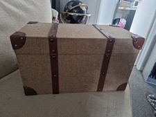 Woven Effect Storage Box Trunk Chest 