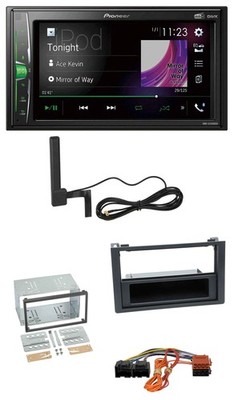 Pioneer MP3 DAB AUX 2DIN Bluetooth Autoradio für Saab 9.3 Ys3F 2007-2012