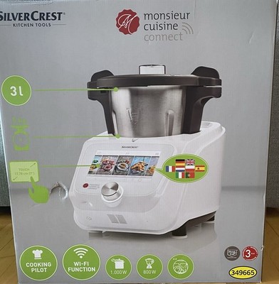 Monsieur Cuisine Connect Silvercrest SKMC 1200 E5 OVP Komplett wie Neu Handbuch