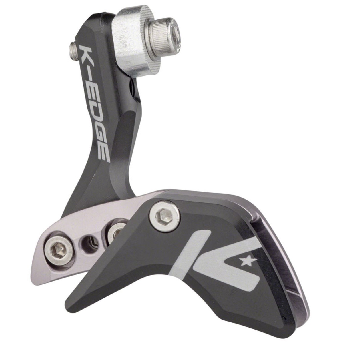 K-EDGE 1x Race Chain Guide - For Single Chainring, Braze-on, Black