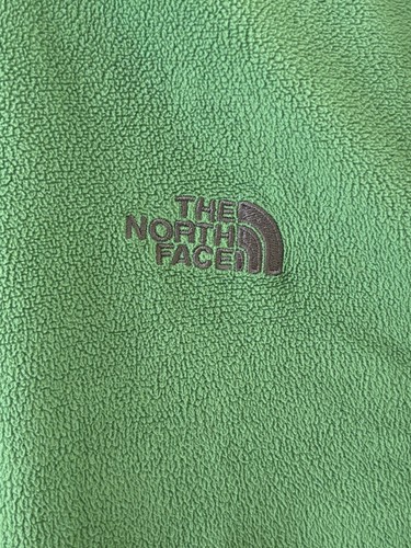 The North Face Glacier Fleece 1/4 Zip Mens L Green Hiking Outdoor Performance - Picture 4 of 9
