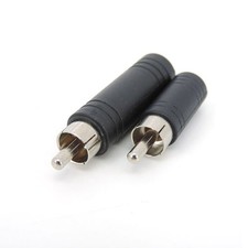 RCA Male Plug to 3.5mm 6.35mm 6.5mm female Stereo Jack connector socket