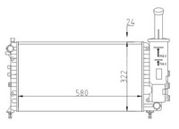 Hart 603 763 KüHler, MotorküHlung FüR Fiat
